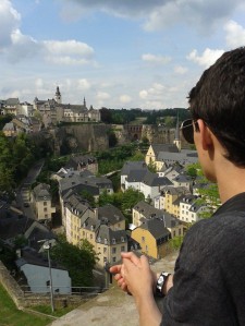 The old part of Luxembourg City!