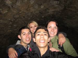 The four of us in the Bock Casemates!